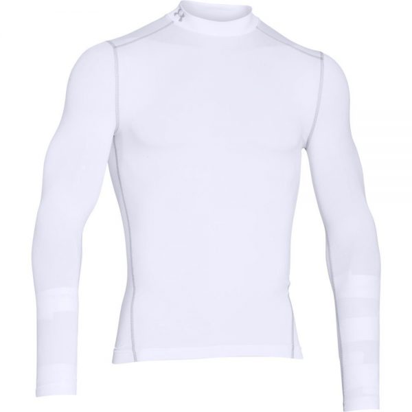 Under Armour Cold Gear Armour Mock Compressieshirt White