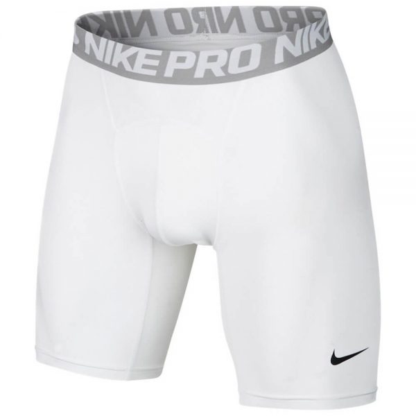 Nike Pro Cool 6 Broekje White Matte Silver