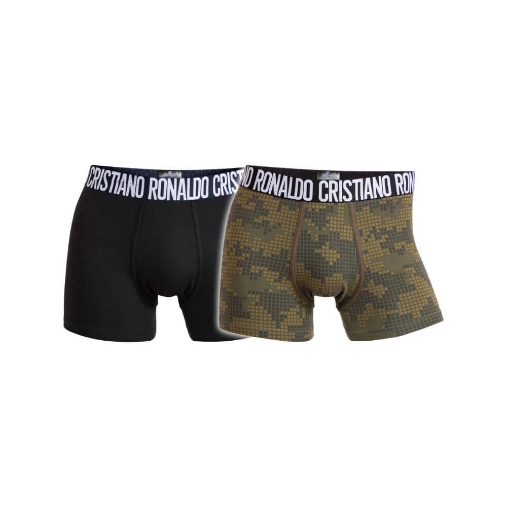 CR7 Underwear Boxershorts 2-Pack Main Fashion Men Black Camo