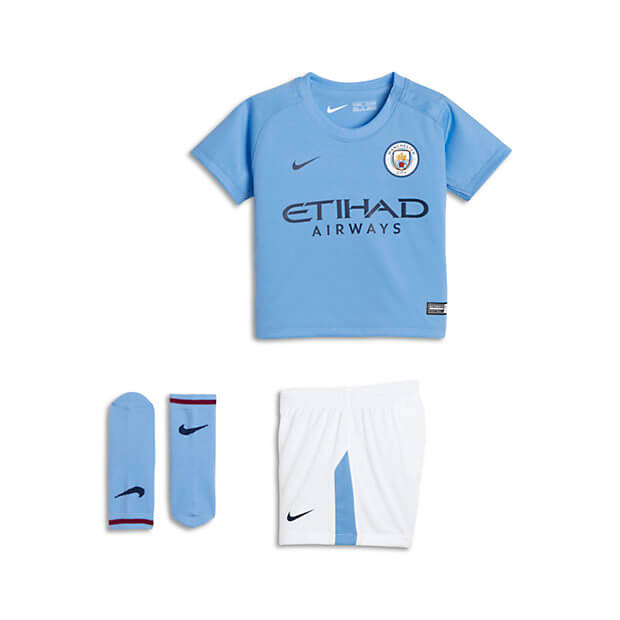 Nike Manchester City Babykit Thuis 2017-2018 (Peuters)