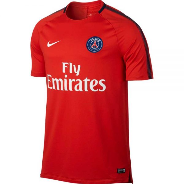 Nike Paris Saint Germain Squad Trainingsshirt 2017-2018 Rush Red