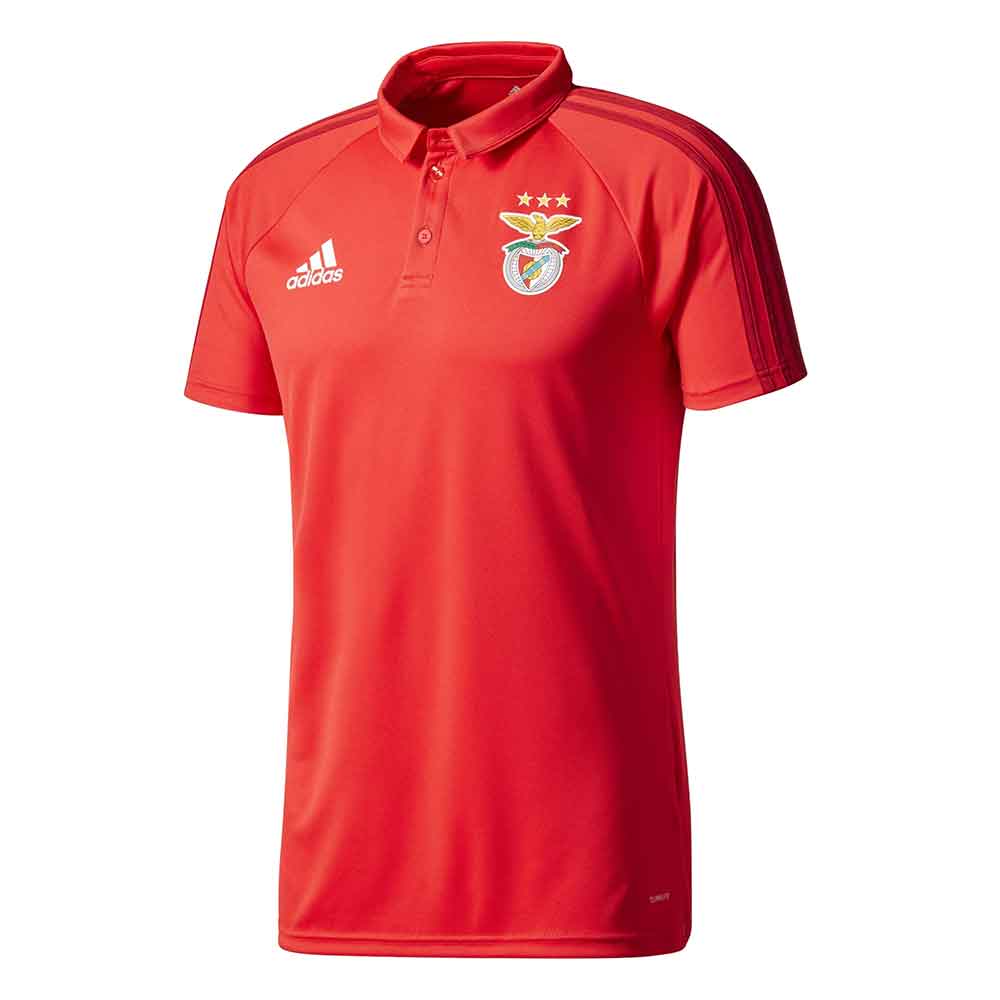 adidas Benfica Polo 2017-2018 Benfica Red Power Red Black