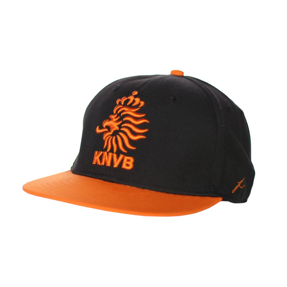 KNVB Cap Black Orange Adjustable
