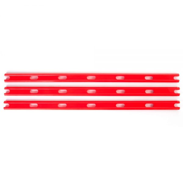 P2I Flat Bar Set of 3 Red