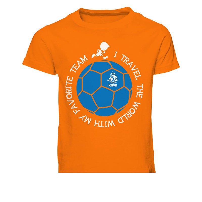 KNVB Travel The World Orange Shirt