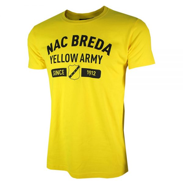 T-Shirt NAC Breda Geel Army