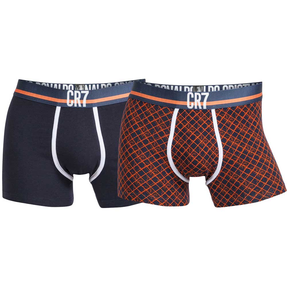 CR7 Trunk Cotton Stretch 2-Pack Main Basic Men Blue Red