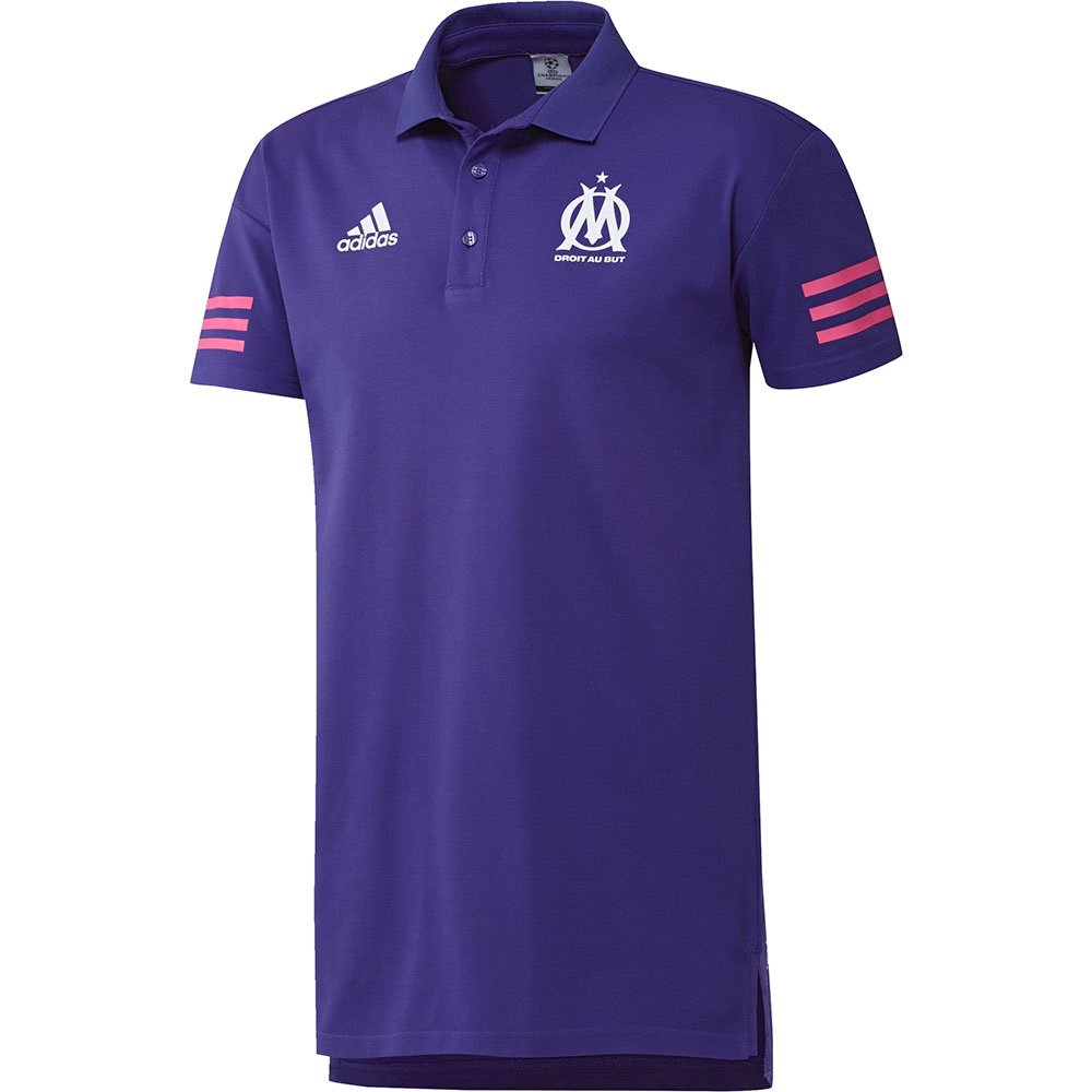adidas Olympique Marseille Polo Europees 2017-2018 Energy Legend Ink